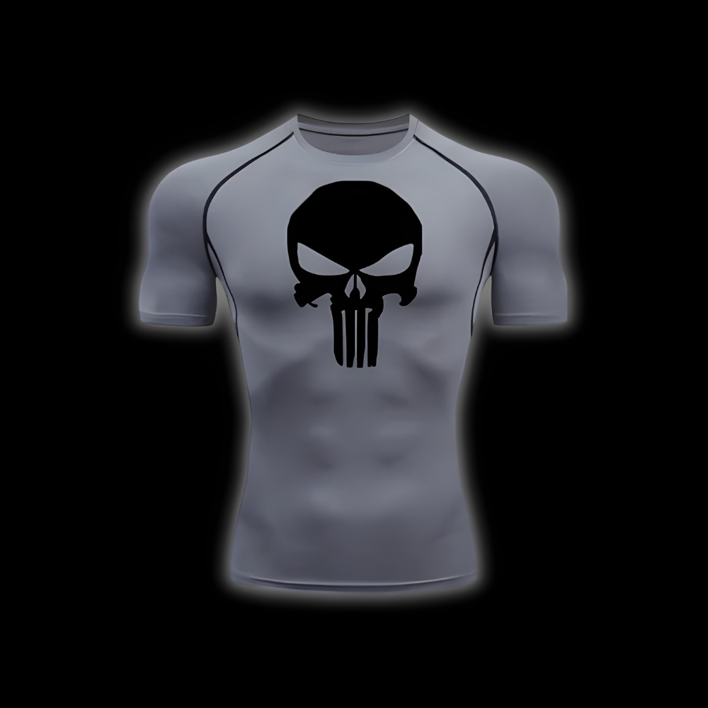 Skull Short Sleeve Compression Shirt | Set