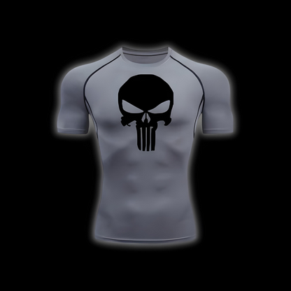 Skull Short Sleeve Compression Shirt | Set